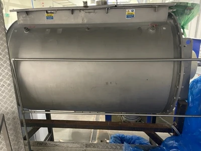 1,660L Stainless Steel Jacketed Kek Gardner Plough Shear Mixer – Type 2500E