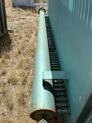 Heat Exchanger, Air, 2,528 SF, 550 deg F, Cain Industries #S744457
