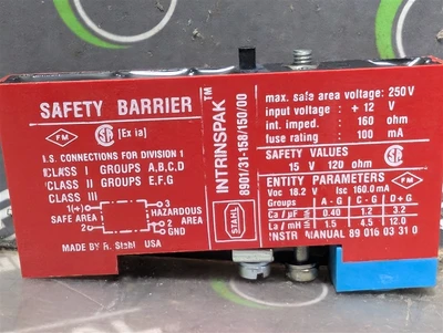 Stahl 8901/31-158/150/00 IntrinsiPak Safety Barrier Module Used
