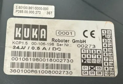 USED KUKA 00-106-198