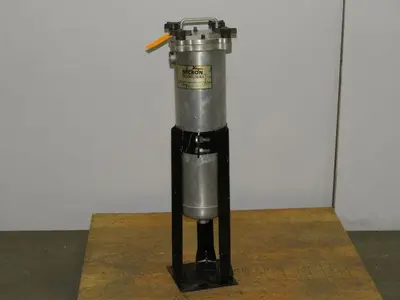 Micron Technologies Aluminum Basket Strainer #2 Baghouse Filter 1" NPT Ports