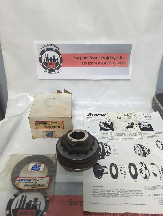 New | in-Stock MORSE 465903 Parts Ohio US | Surplus Asset Holdings #1403166