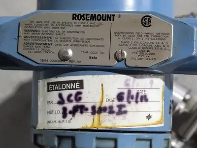 Used ROSEMOUNT 3095MA2CAAA13AA000DB Misc Electrical & Power Parts British Columbia CA | Lenmark #836406