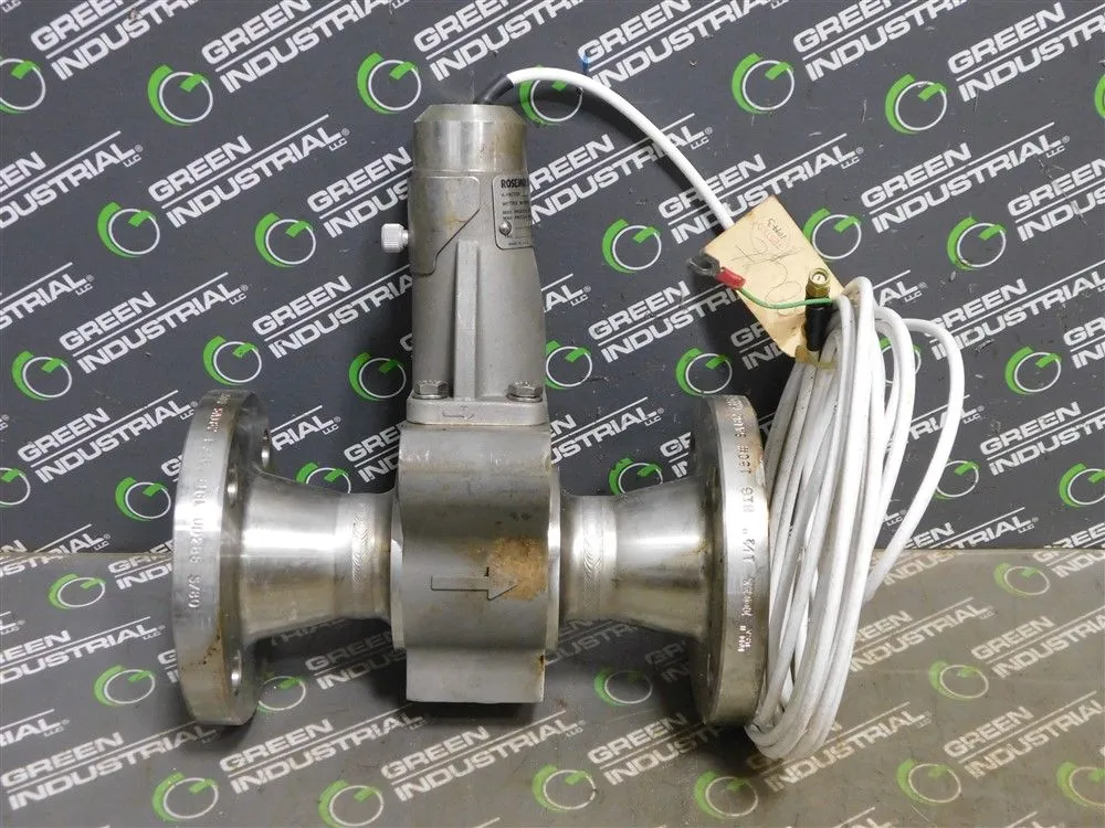 1-1/2" Rosemount Transmitter Flowtube K-Factor 78.438 Body 15396 CF8M/316L Used
