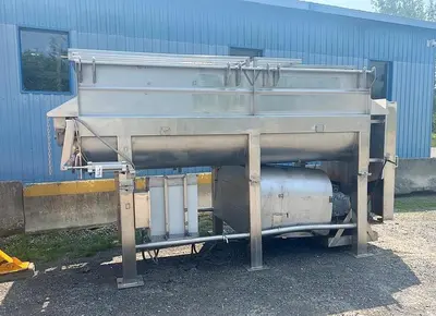 Used Rietz Double Ribbon Blender, 150 Cubic Feet