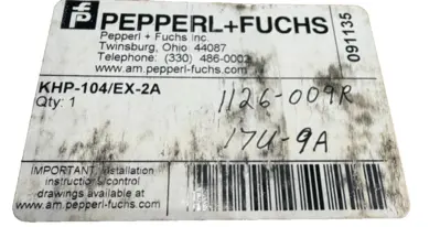 NEW PEPPERL+FUCHS KHP-104/EX-2A FUSE ZENER BARRIER KHP104EX2A