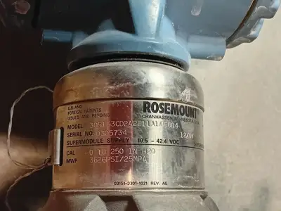 USED ROSEMOUNT 3051S3CD2A2E11A1AE6Q4