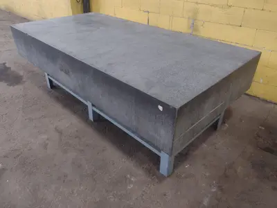 8' X 4' X 14" CHALLENGE PRECISION LAYOUT INSPECTION GRANITE TABLE: STOCK #23797