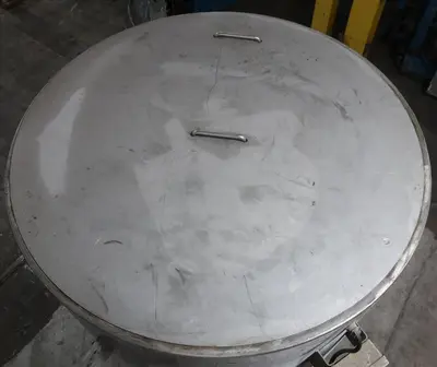 SPC8688  Tank 350 gallon vertical tank, Stainless Steel, flat