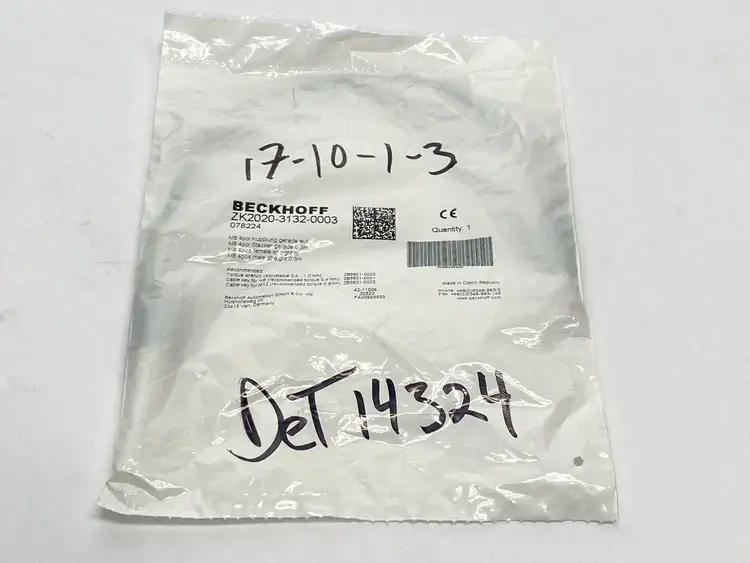 New | in-Stock BECKHOFF ZK2020-3132-0003 Cable & Wire | Maverick Industrial Sales #1112102