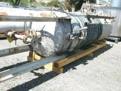 Tank, 525 Gallon, 316 Stainless Steel, 36" X 10', Jacketed, DT/DB, #S691964
