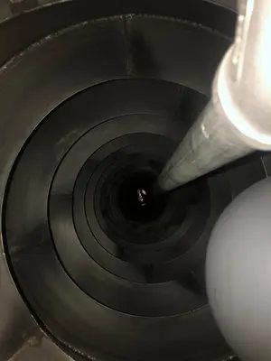 30" X 28' JENSEN ROTARY WASHER 4 STAGE