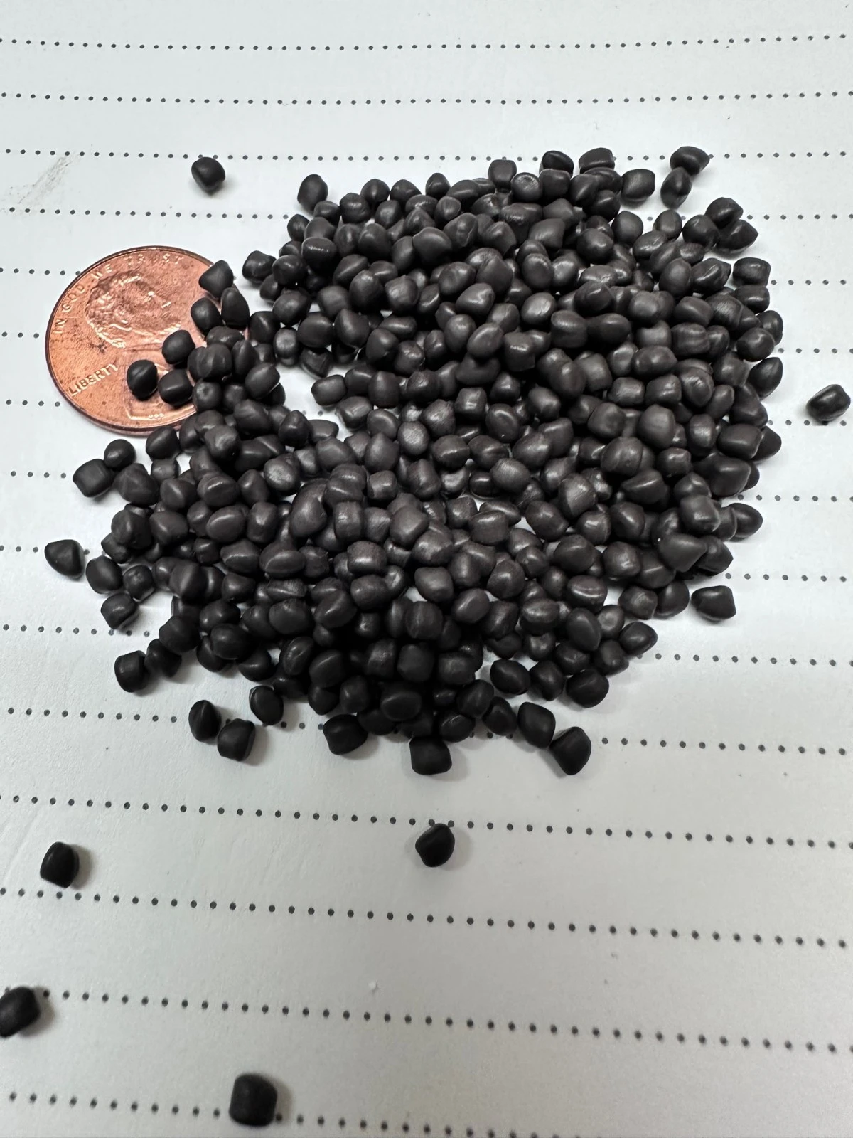 TPE Plastic Pellets Resin (Shore A 77)  Rubber Material Brown 10 Lbs