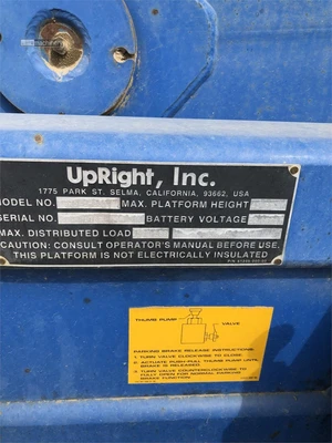 Used 2005 UPRIGHT LX41 Scissor Lifters California US | Lillo Machinery #1403852