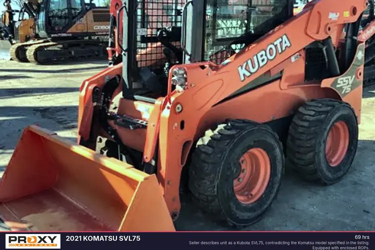 Used 2021 KOMATSU SVL75 Skid Steer Loaders Louisiana US | Proxy Equipment #1378062