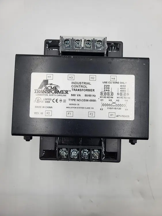 Used ACME ACME TRANSFORMER - INDUSTRIAL CONTROL TRANSFORMER CE06-0500 Transformers | ND Industrial Surplus #1225322
