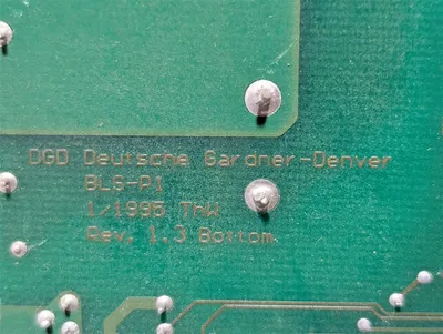 DGD / Garner Denver BLS-P1 Blower Servo Controller Bottom Board Rev. 1.3 Used