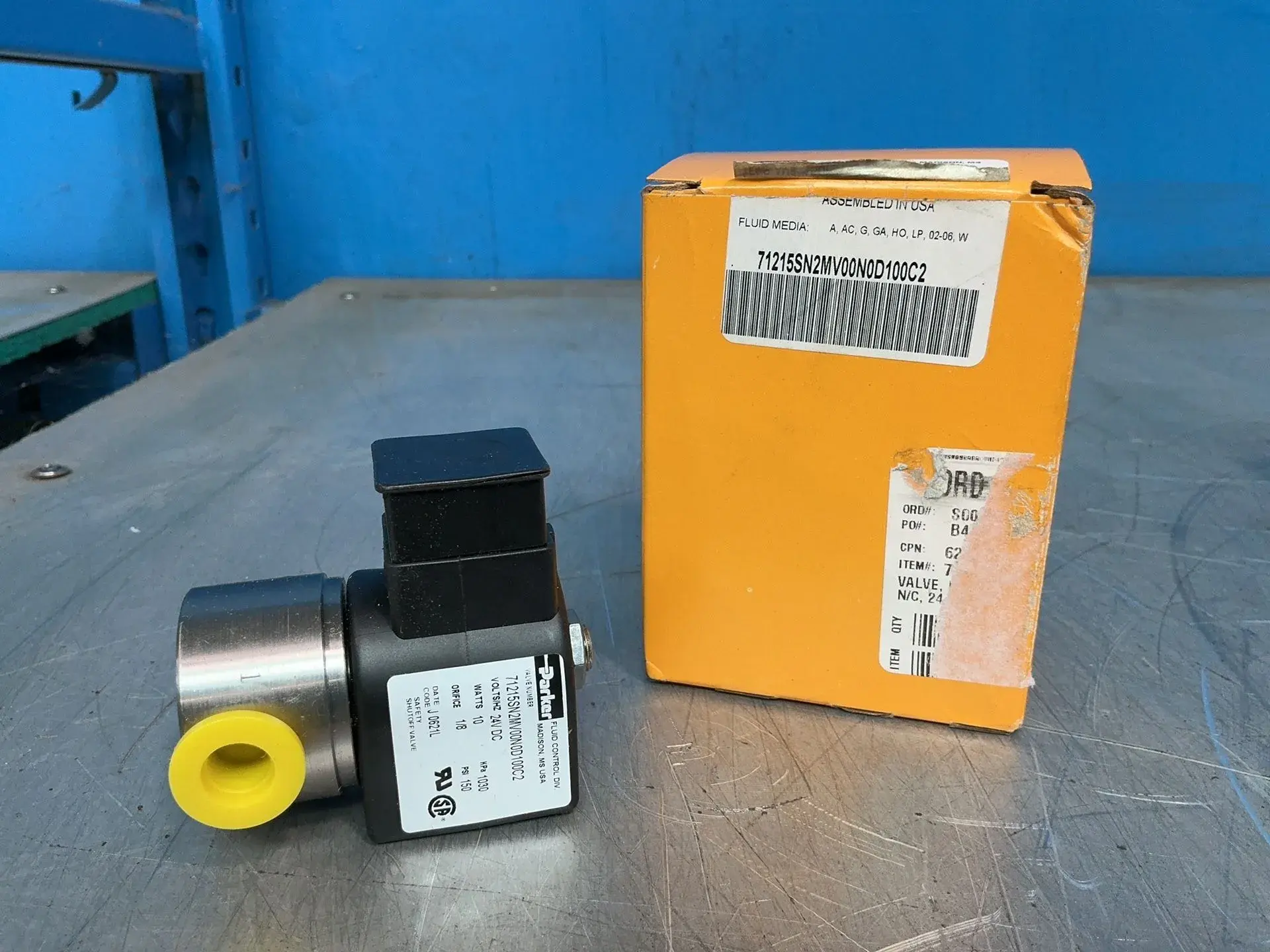 Used PARKER 71215SN2MV00N0D100C2 Solenoid Valves Ohio US | HGR 24 #1305258
