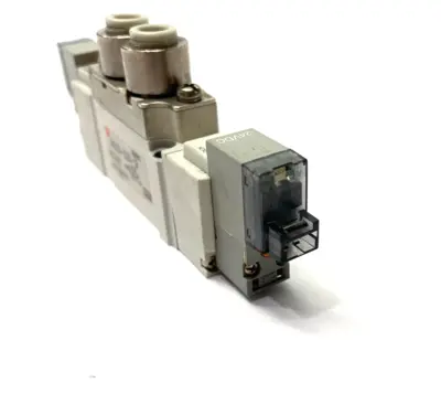 Used SMC DOUBLE SOLENOID VALVE 5-PORT Solenoid Valves | Maverick Industrial Sales #1107350