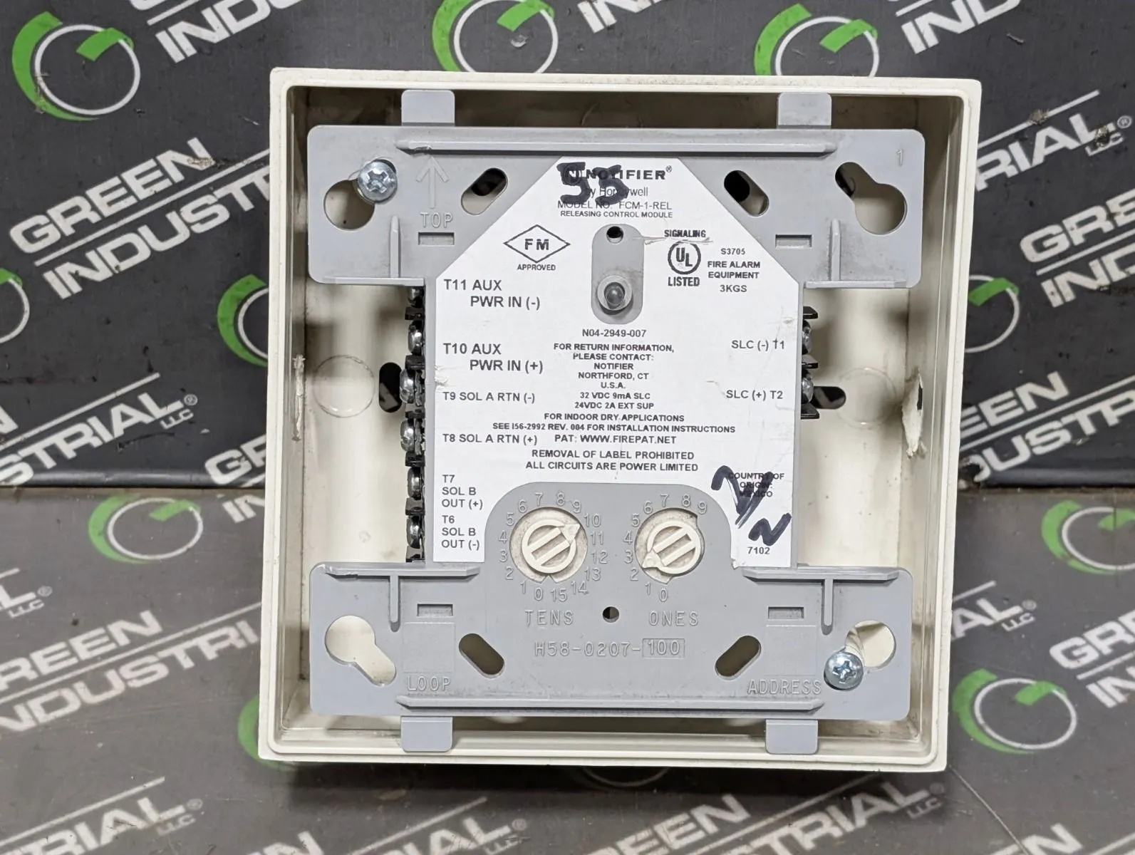 Notifier by Honeywell FCM-1-REL Releasing Control Module with Enclosure Used