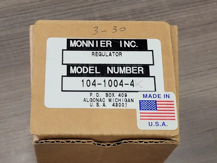 Used MONNIER INC 104-1004-4 Valves/Fittings British Columbia CA | Lenmark #257700
