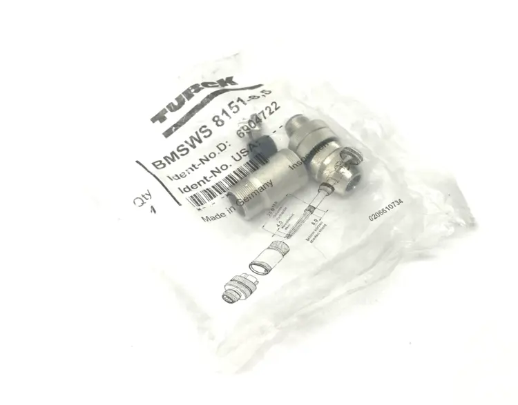 New | in-Stock Turck Field Wireable Male Connector for PROFIBUS-DP 6904722 Electrical Fittings Michigan US | Maverick Industrial Sales #1395369