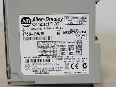 USED ALLEN BRADLEY 1769-OW8I