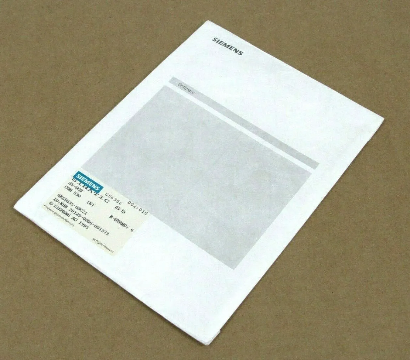 NEW SIEMENS SIMATIC S5