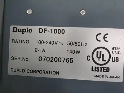 USED 2007 DUPLO DF-1000