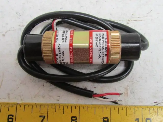 Wasco TP700-35W3C/8146 Dual Pressure Switch 30 PSI Max 5 Amp 250 VAC