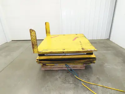 Knight FLT5257 Pneumatic Lift Tilt Table Tote Tipper 4000lb 30° Degree 57x52"