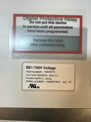 Basler Electric BE1-700 Digital Prot Relay (BIN5.6.2)