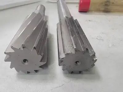 Chucking Reamer with Morse Taper Shanks 1-3/4" Helical 1-5/8" Straight