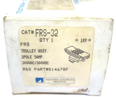NEW INDUSTRIAL ELECRIC FRS-32 TROLLEY ASSY FRS32 S14678F