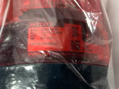 New | in-Stock PATLITE Red Signal Beacon Multi-Function 80mm 12-24VDC Light Source Equipment Michigan US | Maverick Industrial Sales #1400785