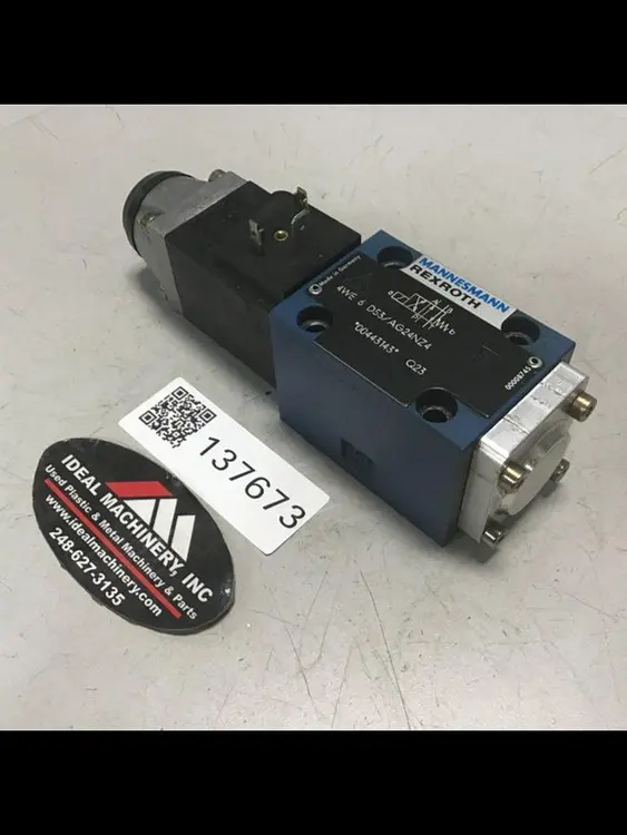 Used REXROTH 4WE6D53/AG24NZ4 Valves/Fittings Michigan US | Ideal Machinery #600355
