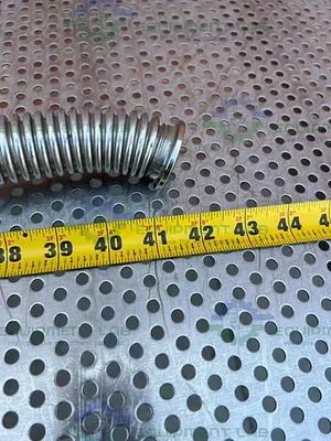 Stainless Steel  Bellows Flexible Vacuum Hose 41" w/ KF25 Fitting