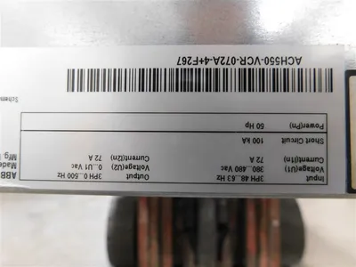 USED ABB ACH550-VCR-072A-4+F267