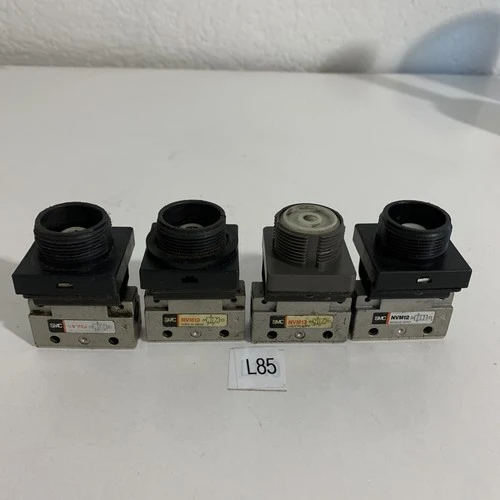 SMC Corp. NVM13 Mechanical Valve (Lot of 3) NVM12 (Lot Of 1) 4 Total