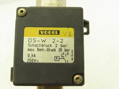 Vogel DS-W 2-2 Pressure Switch 2 Bar 250V 951 110 470