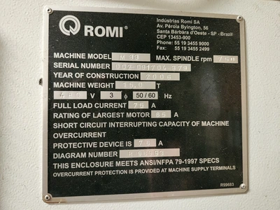 2006 ROMI M 33 CNC Lathes | Liberty Machine Works LLC (13)