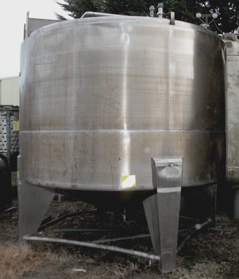 13,500L S/S JKTD Contra Rotational  mixing vessel 5.5 kW