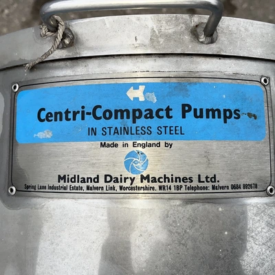 450 LPM MDP Centri-Compact S/S Centrifugal pump 22 kW