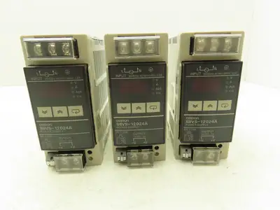 Omron S8VS-12024A Switch Mode Power Supply In 100-240VAC Out 24VDC 5A Lot of 3