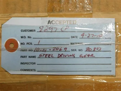 Michigan Gear 10-01-2069 Steel Driving Gear OD 11" ID 6" W 1.5" New