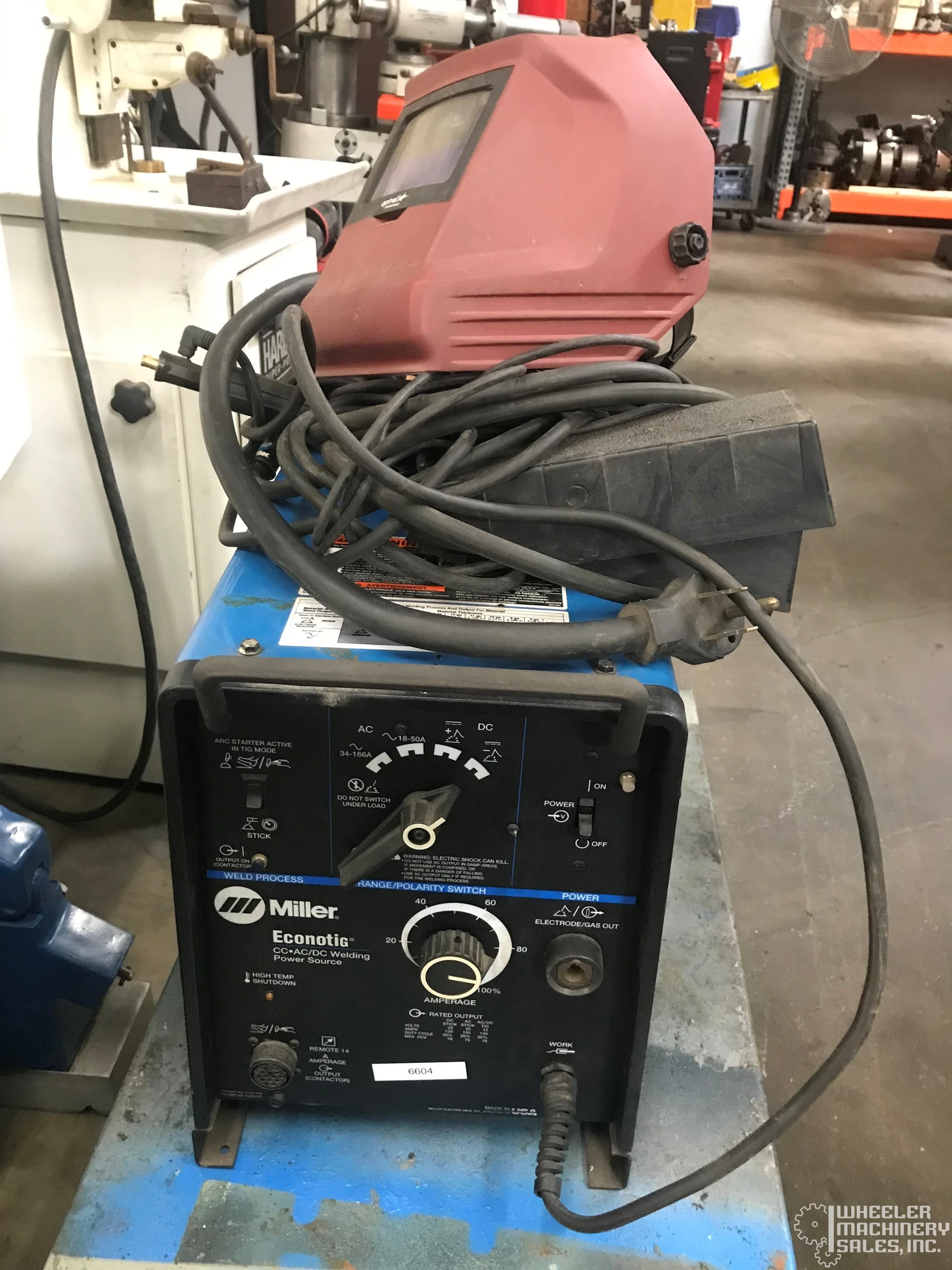 Used MILLER ECONOTIG 903367 WELDERS, TIG 6604 | Wheeler Machinery Sales
