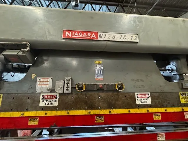 Used 1968 NIAGARA N-120-10-12 Press Brakes Michigan US | Excel Machinery Marketing #325563
