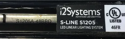 i2 Systems S1205A-48BBD LED Linear Lighting System 48” 9-30 VDC Loc.5A
