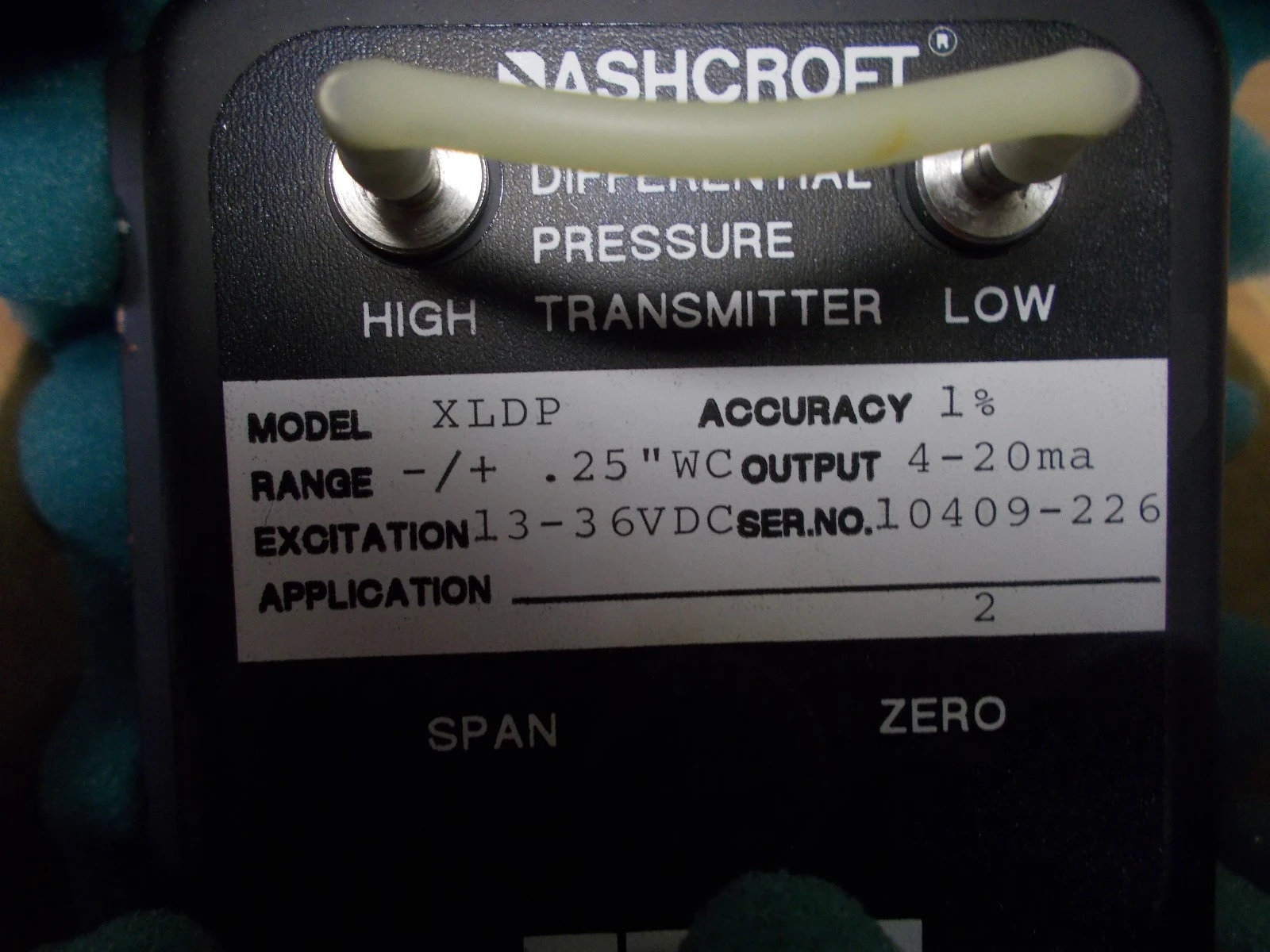 NEW ASHCROFT XLDP