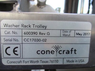 cone craft washer rack trolley & tr, 2017